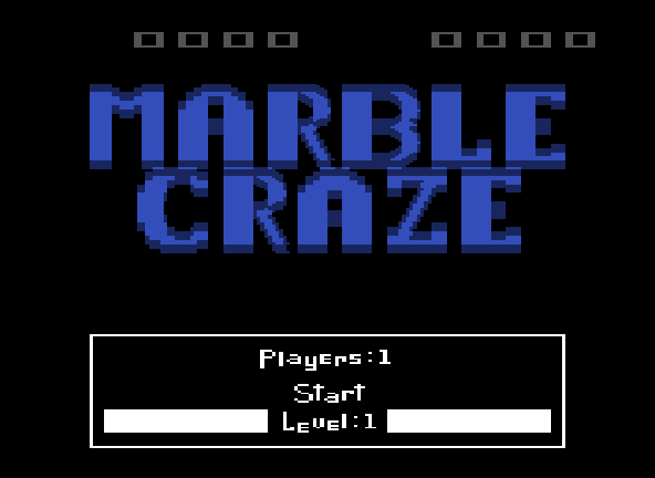 Marble Craze 07-26-2003 Title Screen